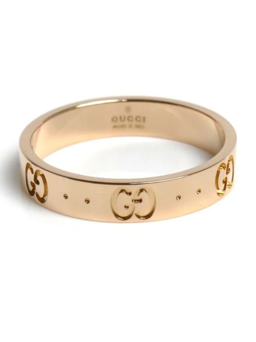 Gucci 18k Pink Gold Icon Ring